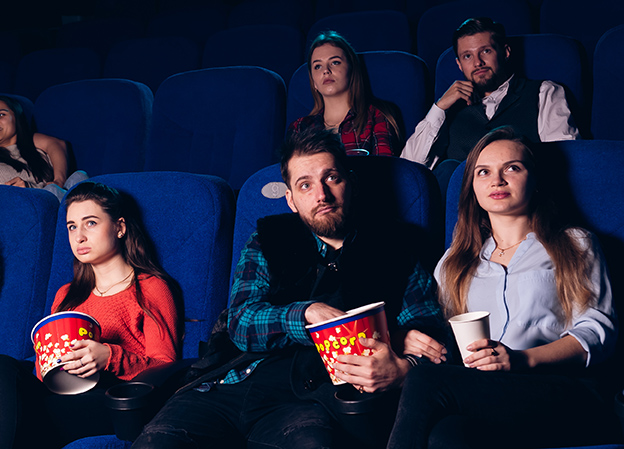 People sitting at cinema