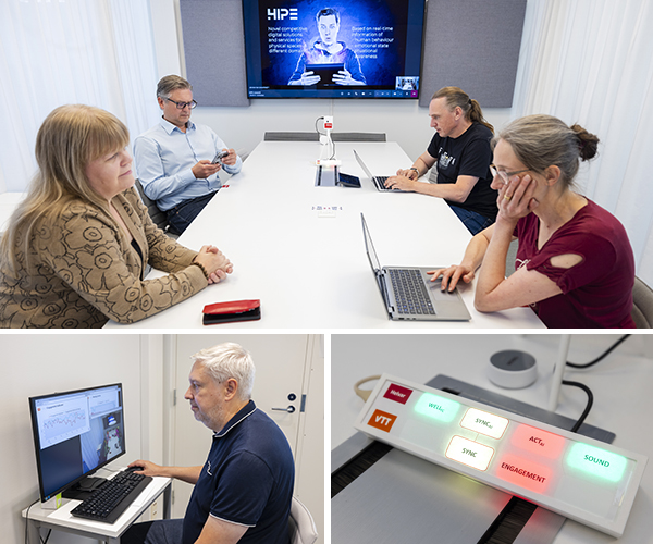Photos from testing mindful meetings.